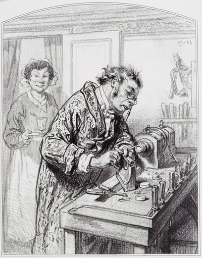 Le Tour, Plate 14 from Les Toquades by Paul Gavarni